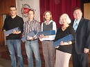 30 Jahre * 30 Jahre Mitgliedschaft: Alexander Kolb, Ulrich Hubert, Beate Damaschun und Margit Lhner * 2048 x 1536 * (833KB)